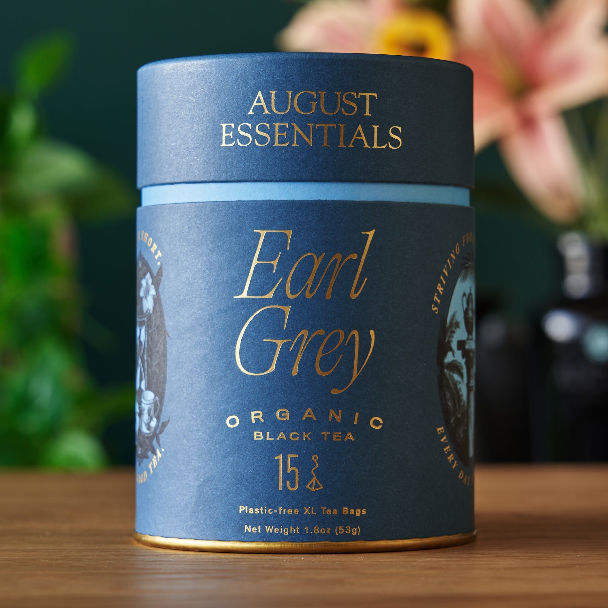 August Essentials Earl Grey Black Tea - 15 Tea Bags