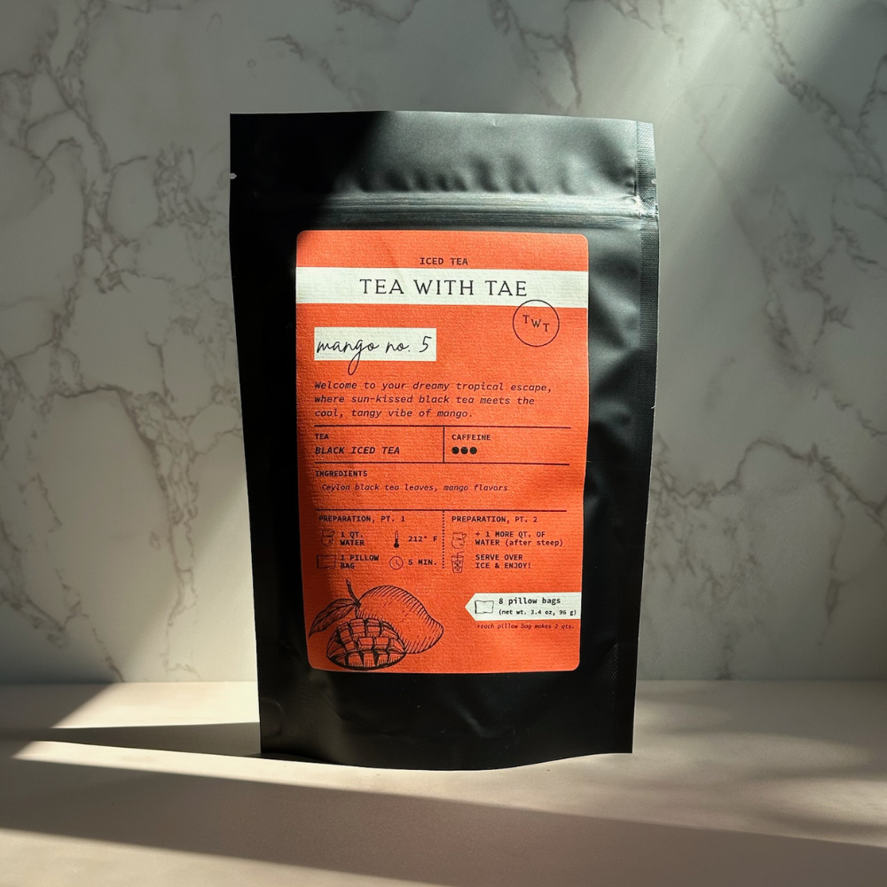 Tea with Tae Mango No. 5 Iced Black Tea pouch