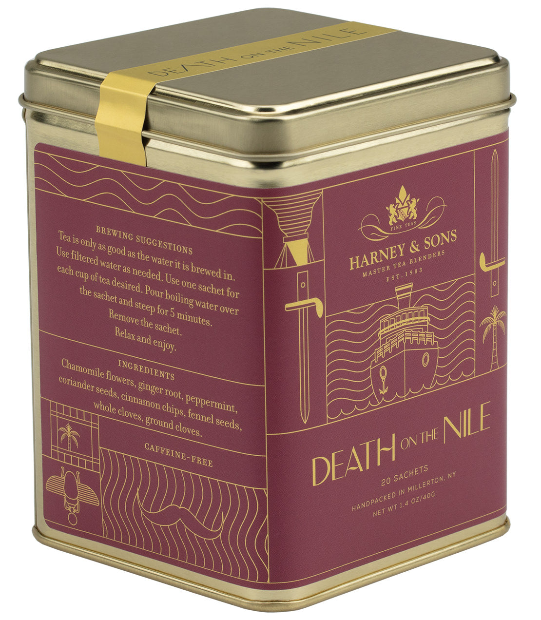 Harney & Sons Death on the Nile, Tin of 20 Sachets