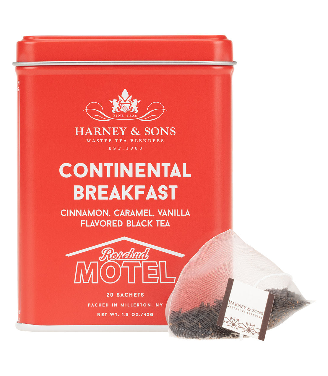 Harney & Sons Continental Breakfast, Tin of 20 Sachets