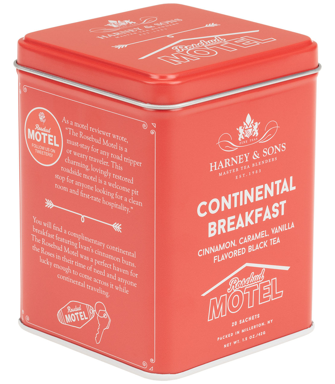 Harney & Sons Continental Breakfast, Tin of 20 Sachets