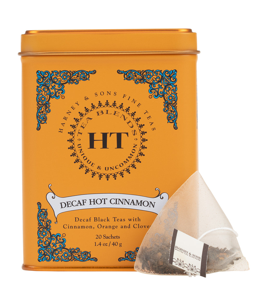 Harney & Sons Decaf Hot Cinnamon Spice, HT Tin of 20 Sachets