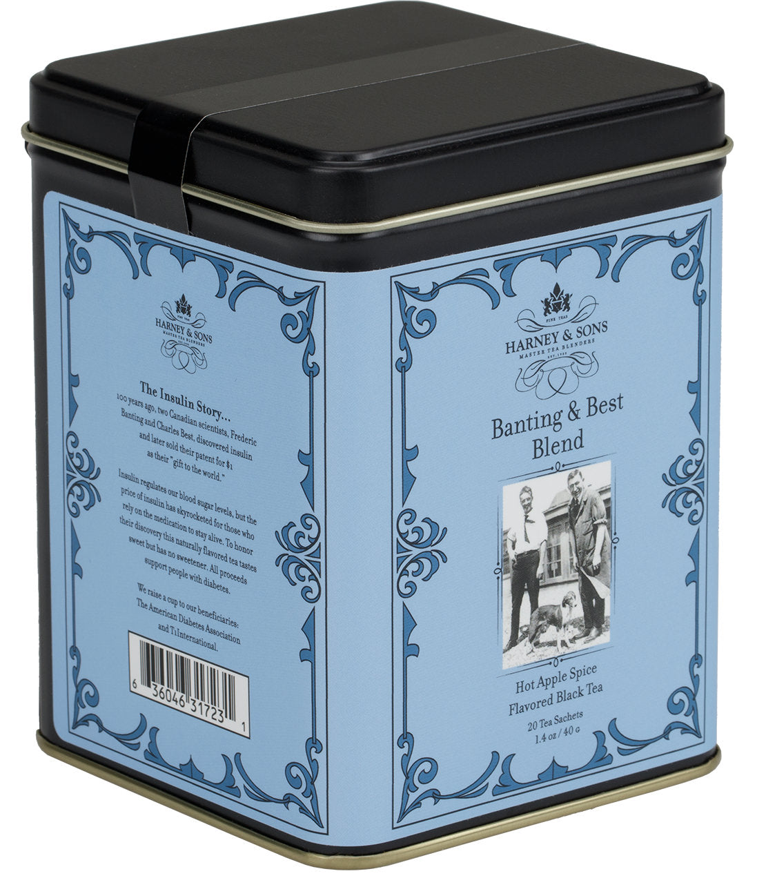 Harney & Sons Banting & Best Blend, Tin of 20 Sachets