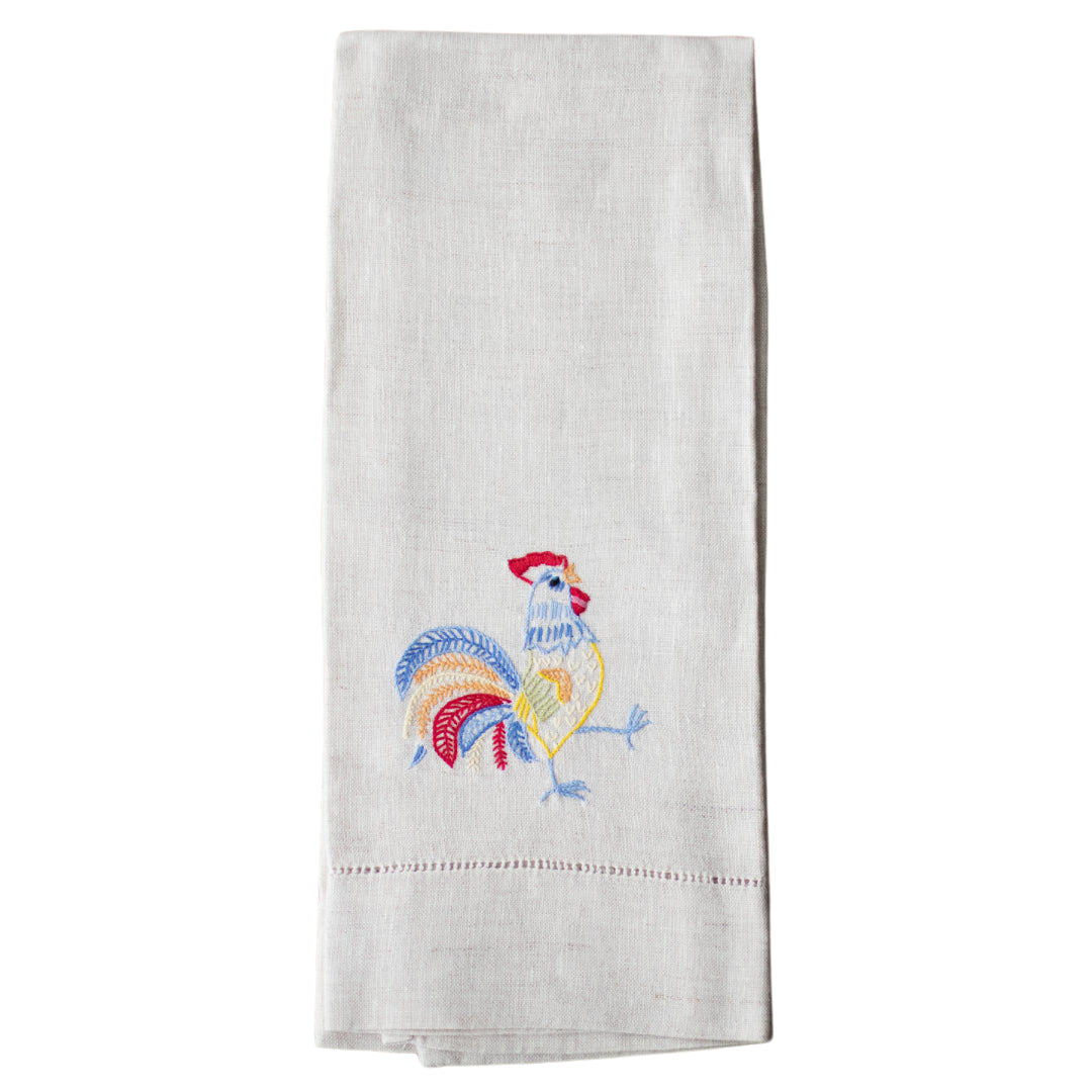 Rooster Tea Towel