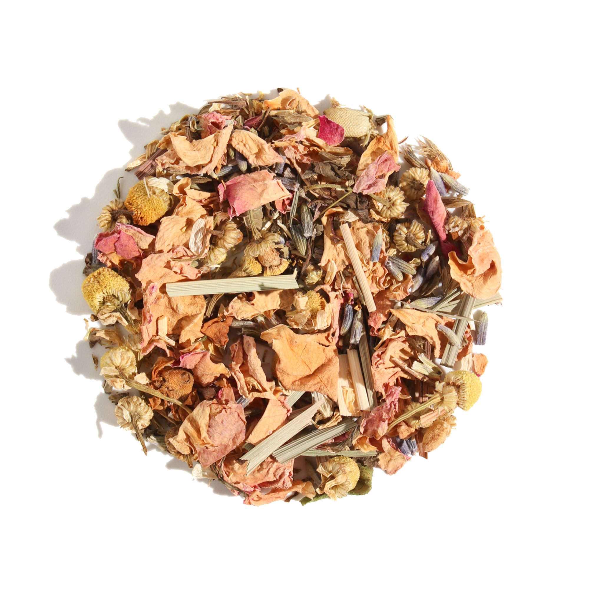 Plum Deluxe Calm Chamomile Bloom Herbal Tea (Rose - Lavender)