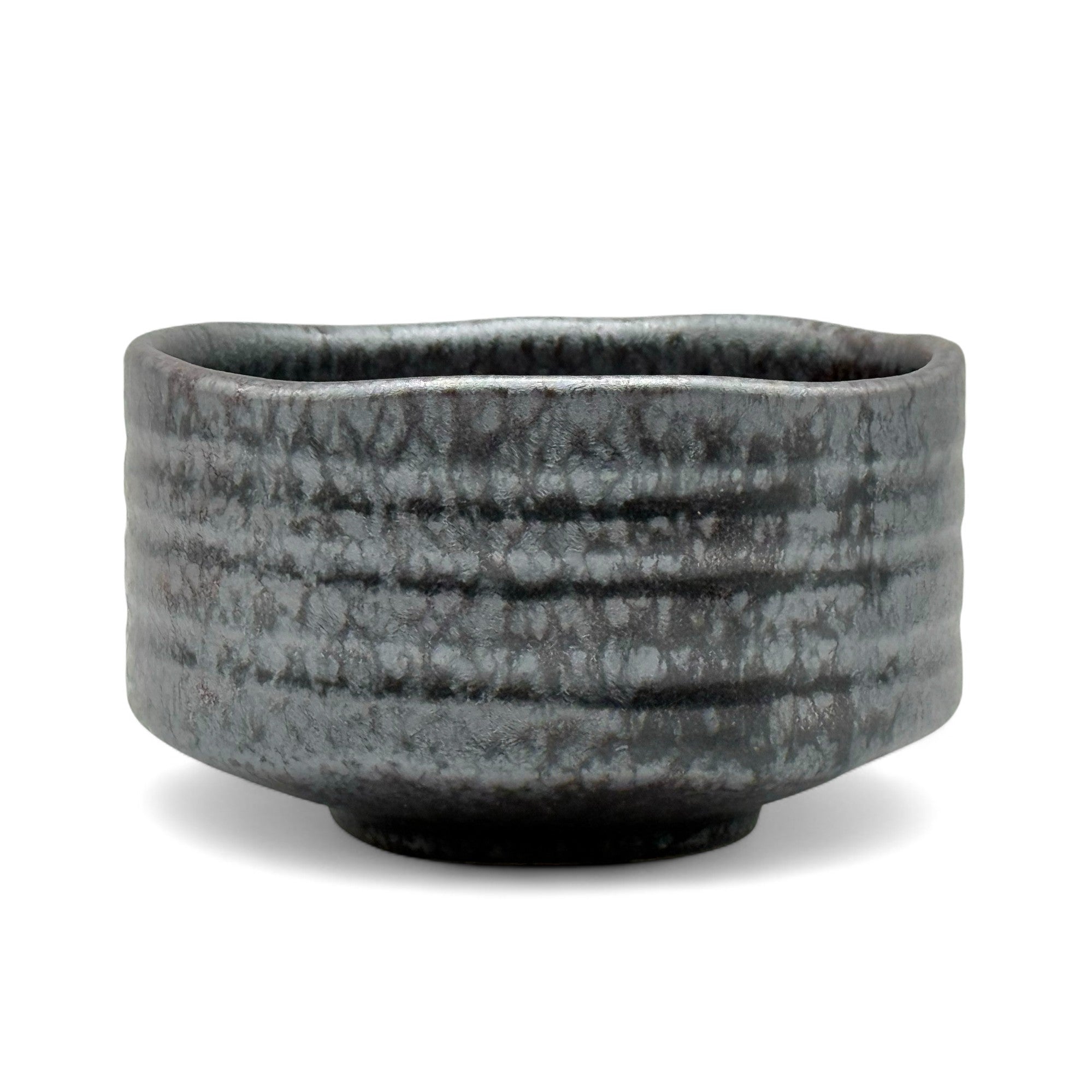 Inoue Tea Kabura Gray Mino-yaki Chawan - Japanese Matcha Bowl