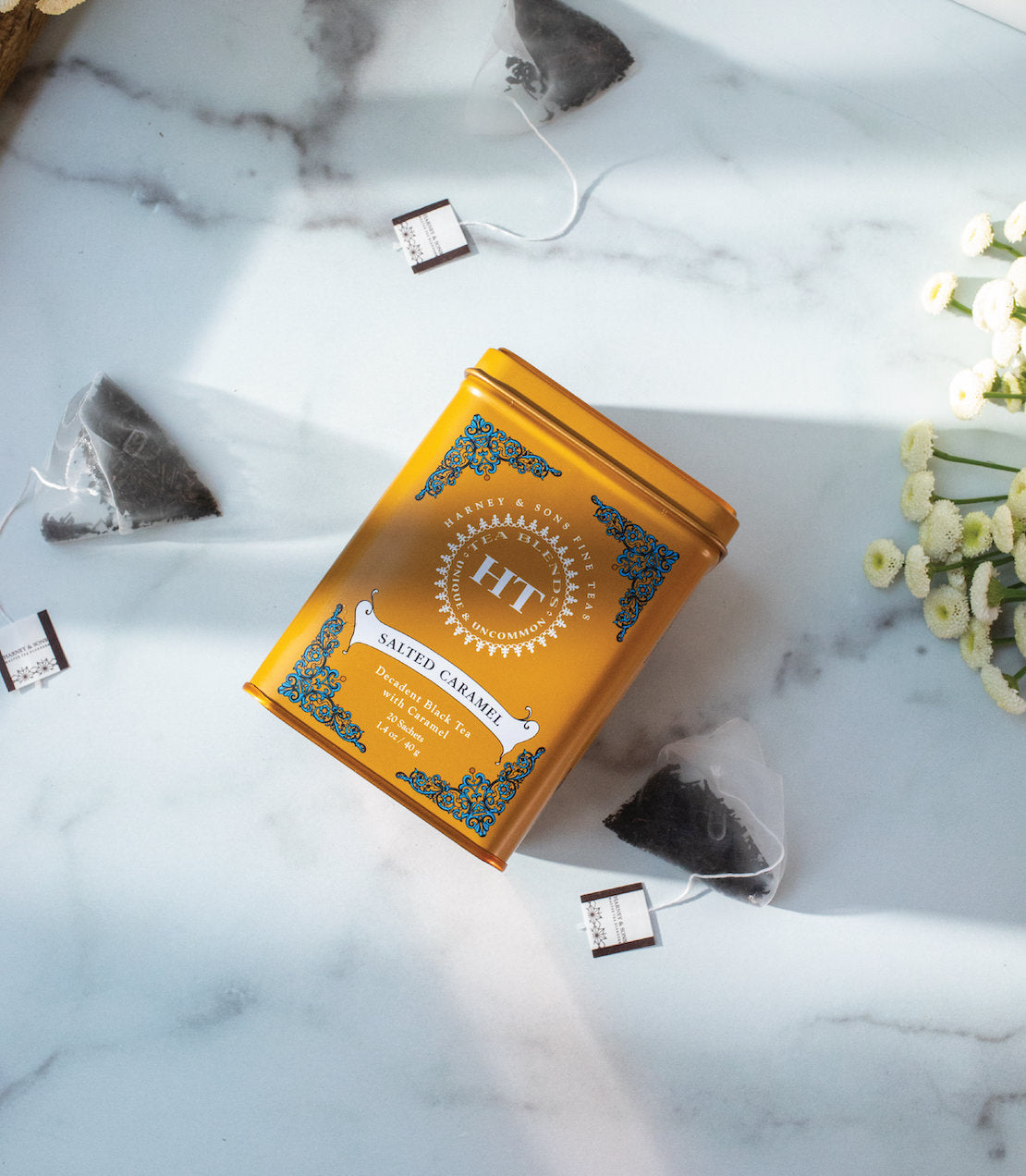 Harney & Sons Salted Caramel, HT Tin of 20 Sachets