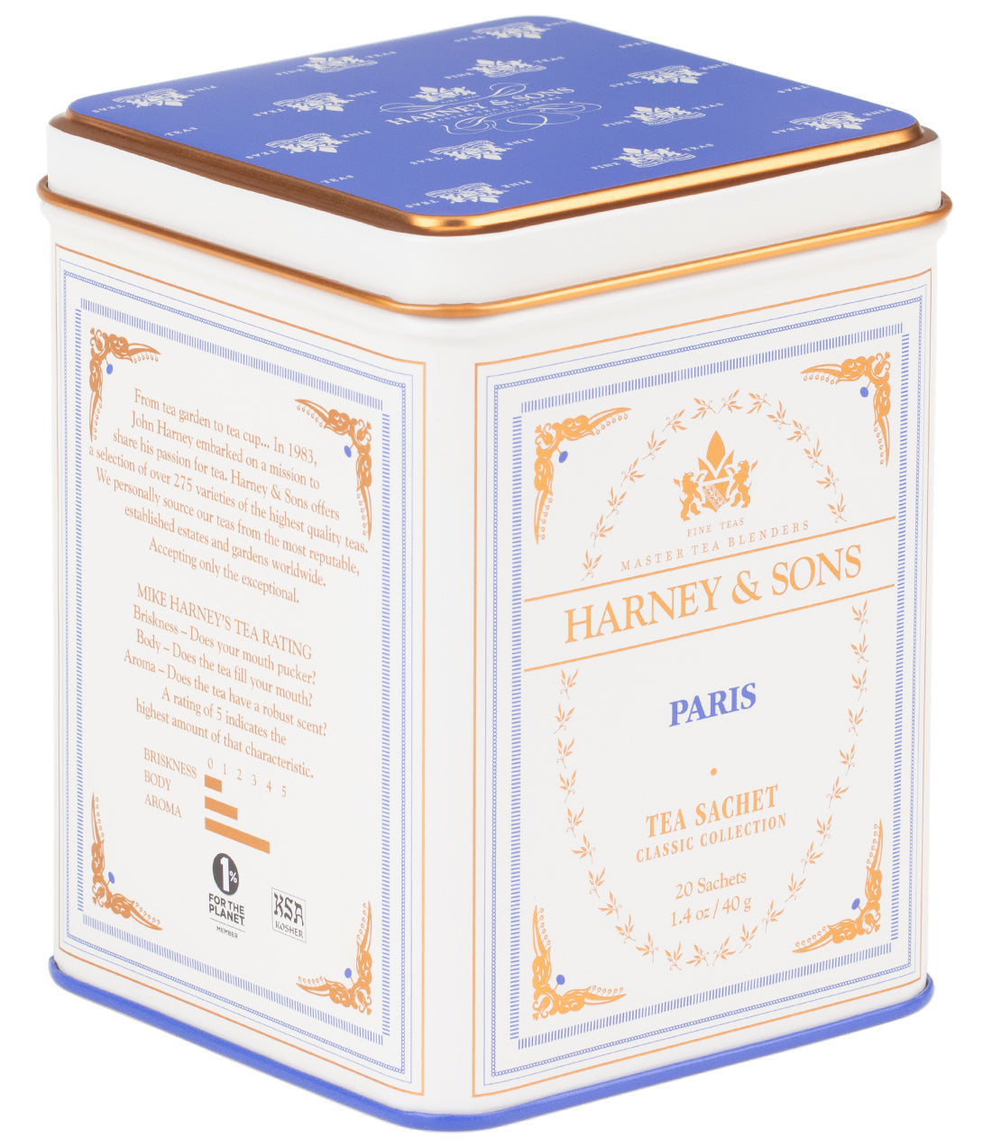 Harney & Sons Paris, Classic Tin of 20 Sachets