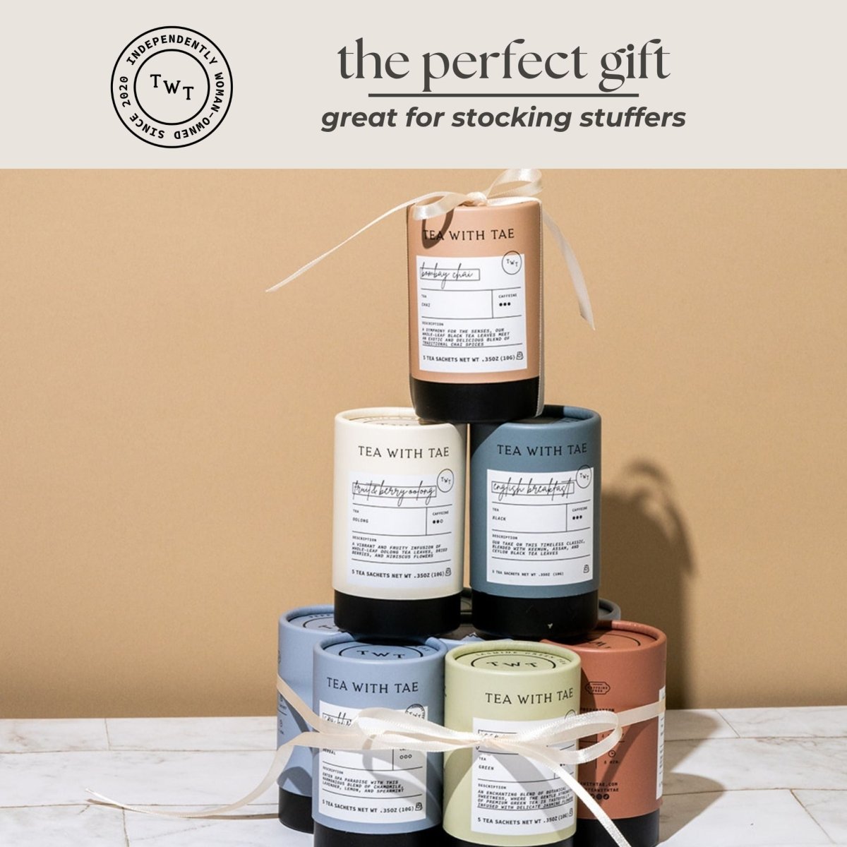 Tea with Tae Fruit & Berry Oolong Mini Tea Tube (5 tea bags)