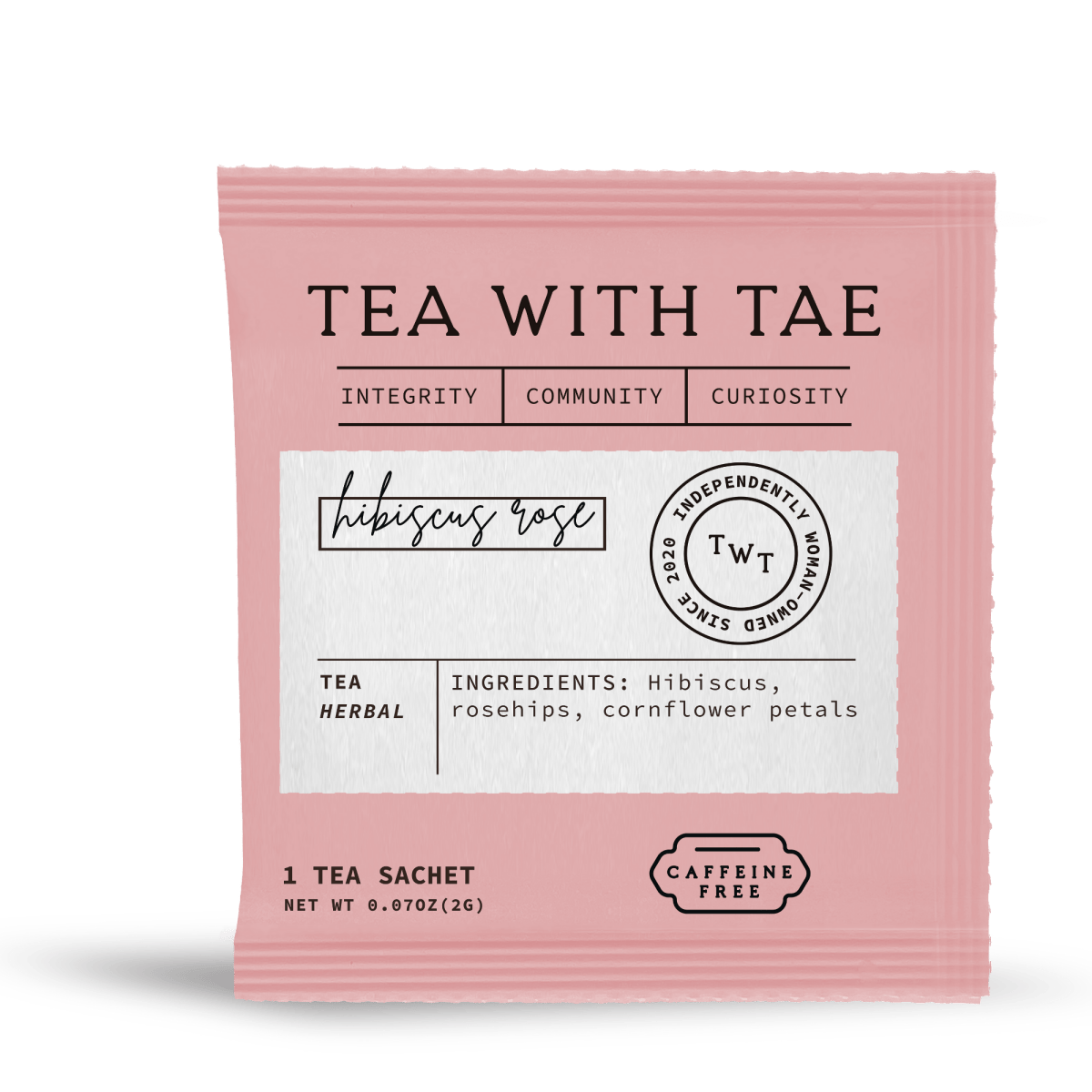 Tea with Tae Hibiscus Rose 50 ct. Overwrap Bag
