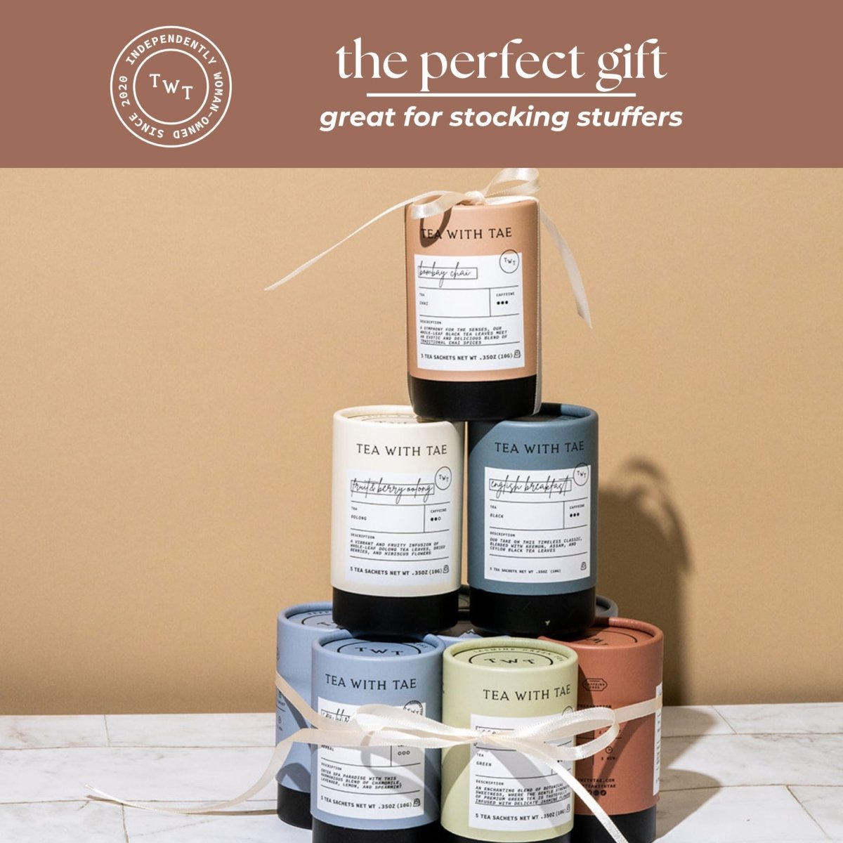 Tea with Tae Honella Mini Tea Tube (5 tea bags)