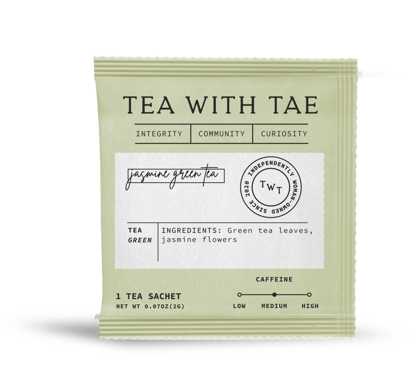 Tea with Tae Jasmine Green 50 ct. Overwrap Bag