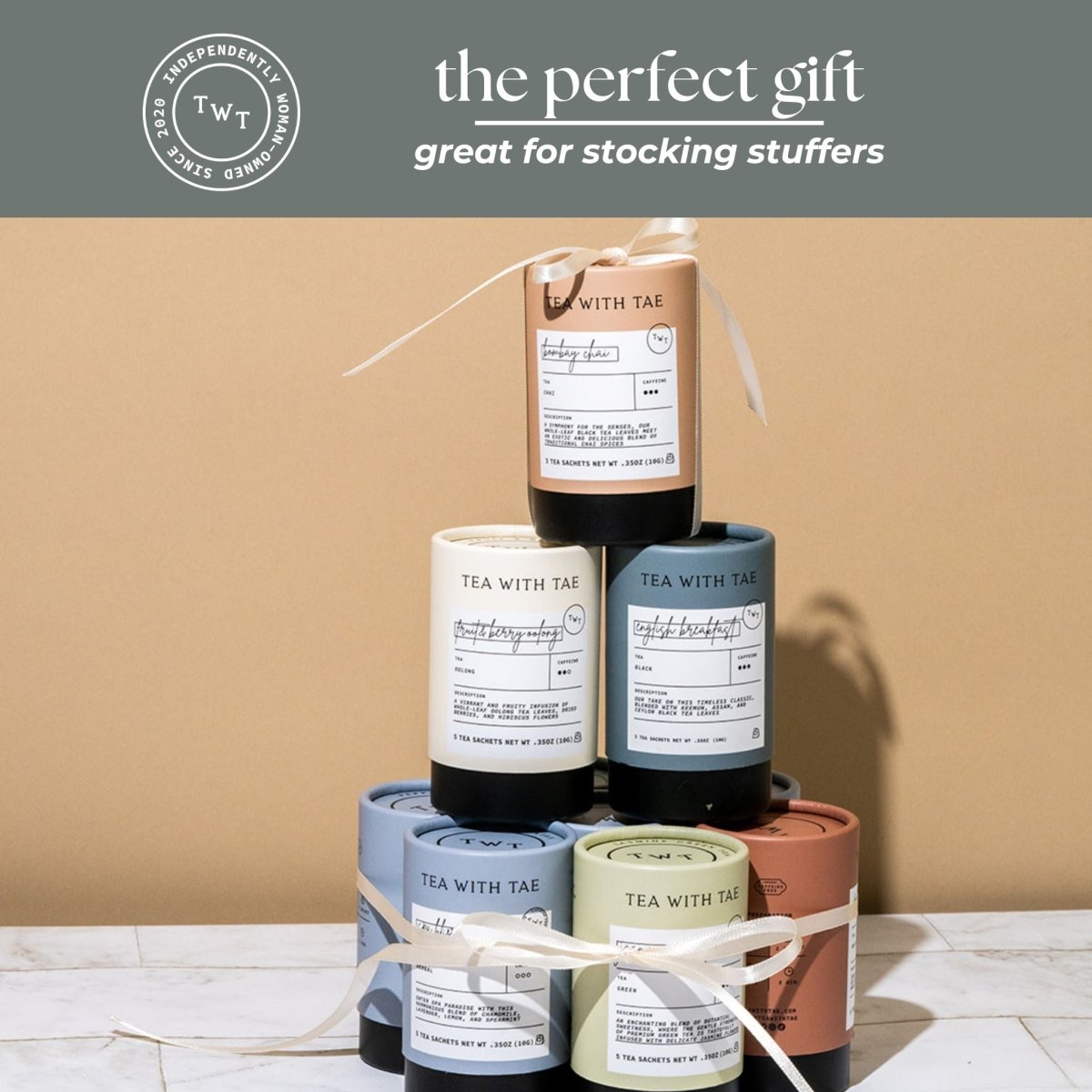 Tea with Tae Lavender Earl Grey Mini Tea Tube (5 tea bags)
