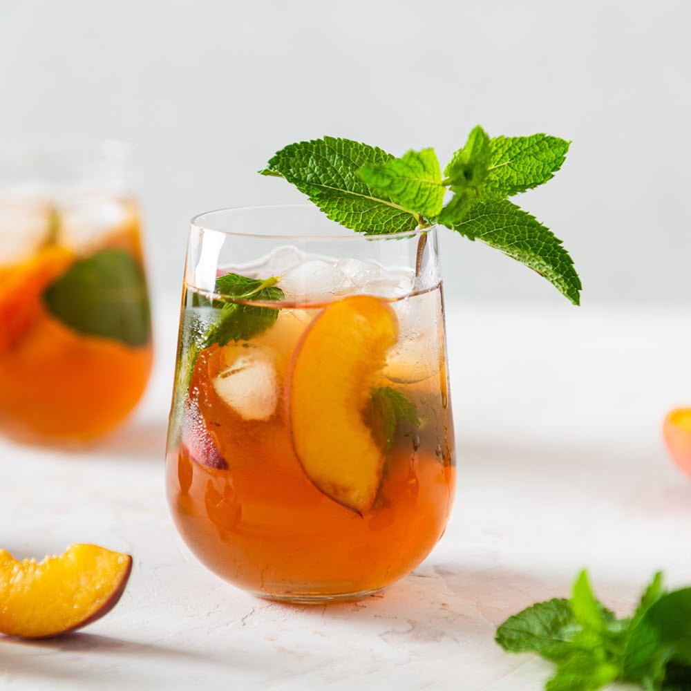 Tea with Tae Peach & Apricot Iced Tea Tin Gift (8 pillow bags)