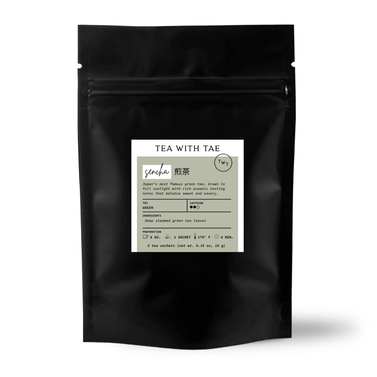 Tea with Tae Sencha 5ct. Pouch