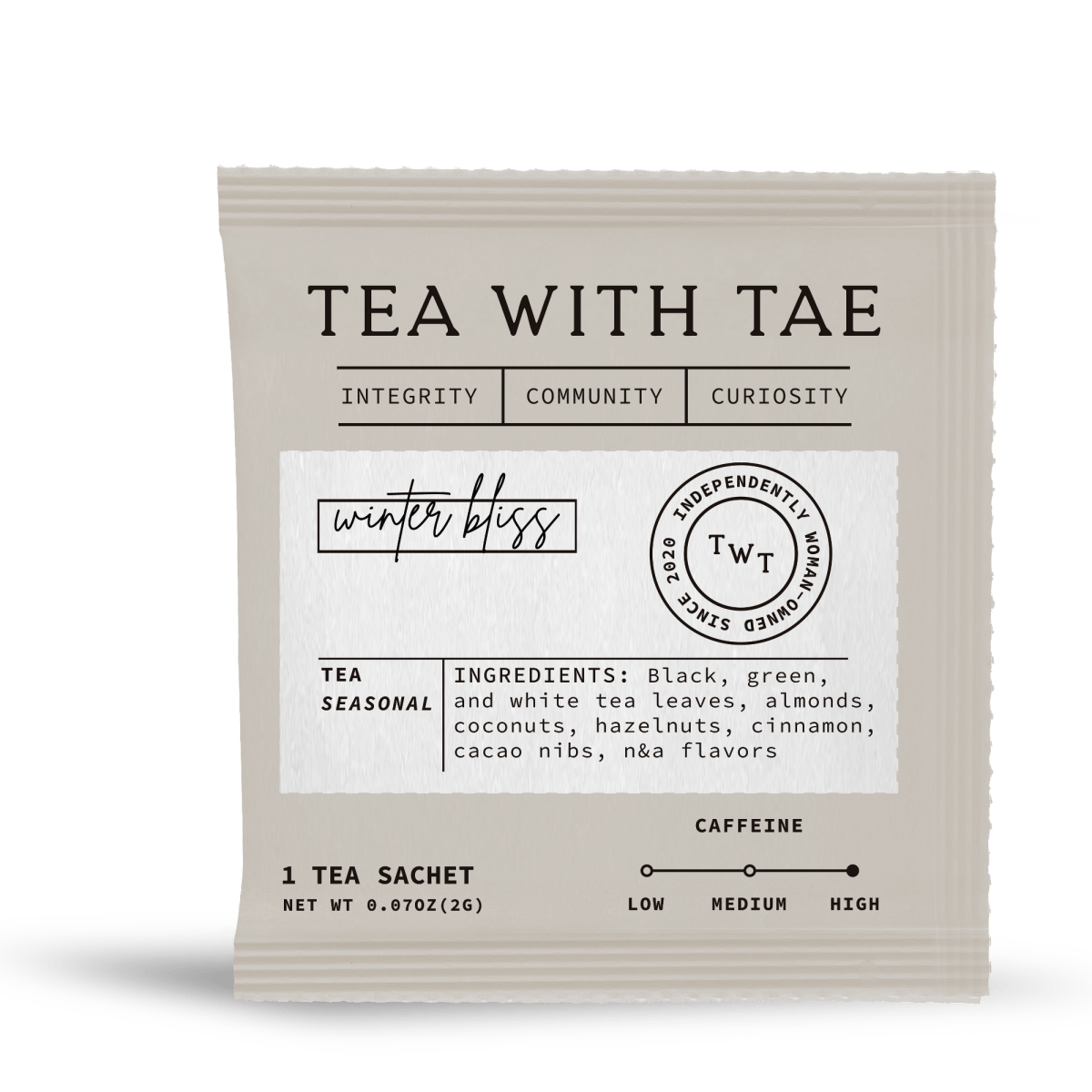 Tea with Tae Winter Bliss 50 ct. Overwrap Bag