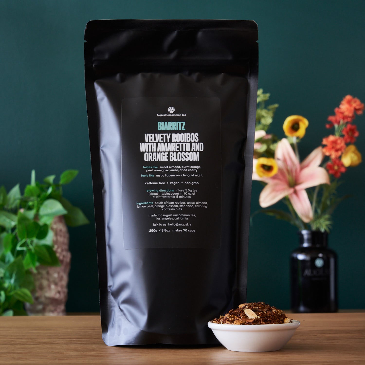August Biarritz - Orange Amaretto Rooibos Tea (Caffeine Free)