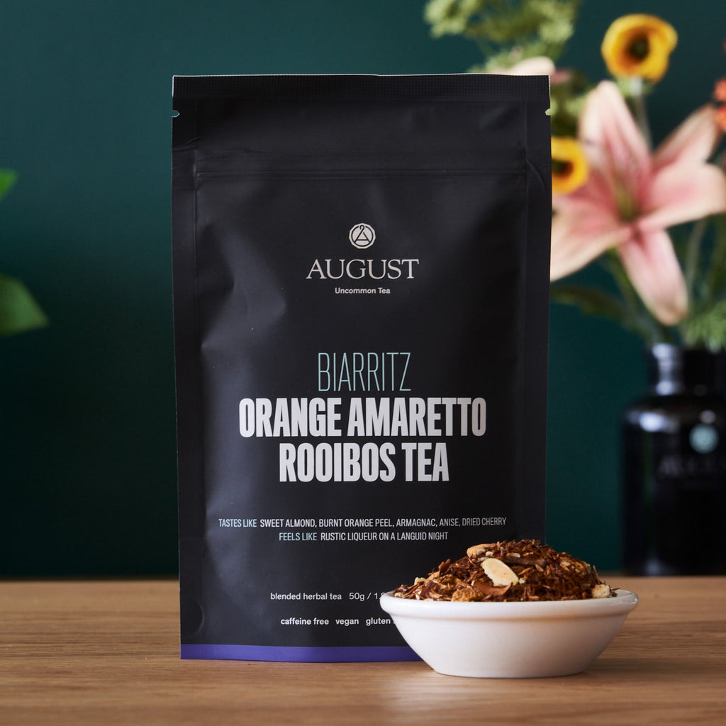 August Biarritz - Orange Amaretto Rooibos Tea (Caffeine Free)