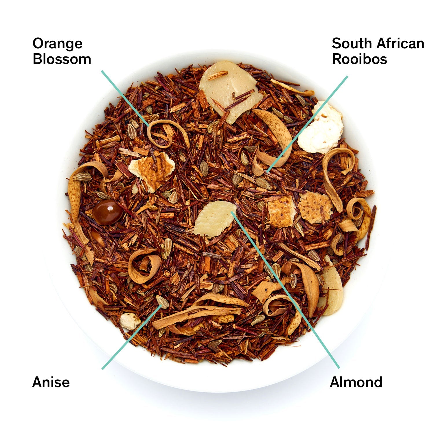 August Biarritz - Orange Amaretto Rooibos Tea (Caffeine Free)