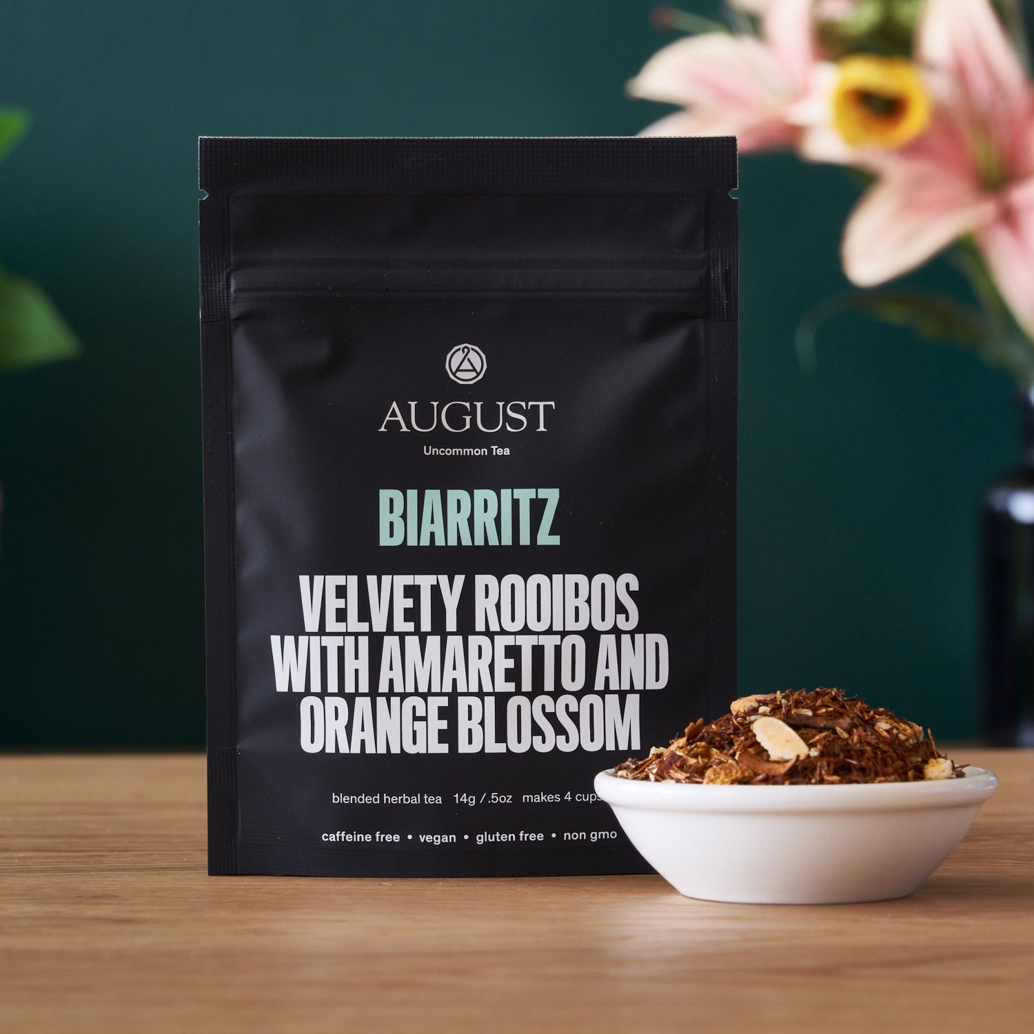 August Biarritz - Orange Amaretto Rooibos Tea (Caffeine Free)