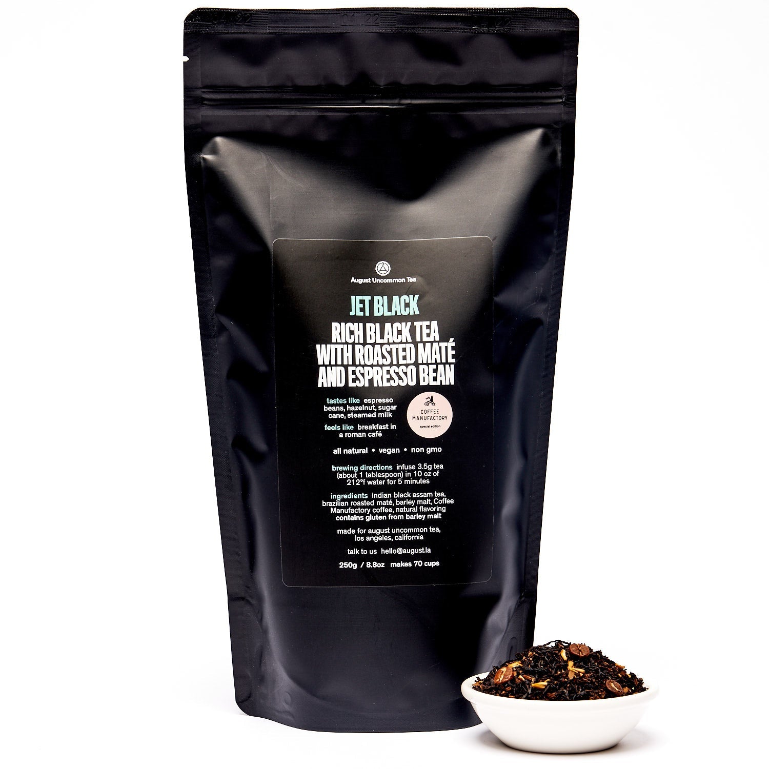 August Jet Black - Roasty Coffee Black Tea