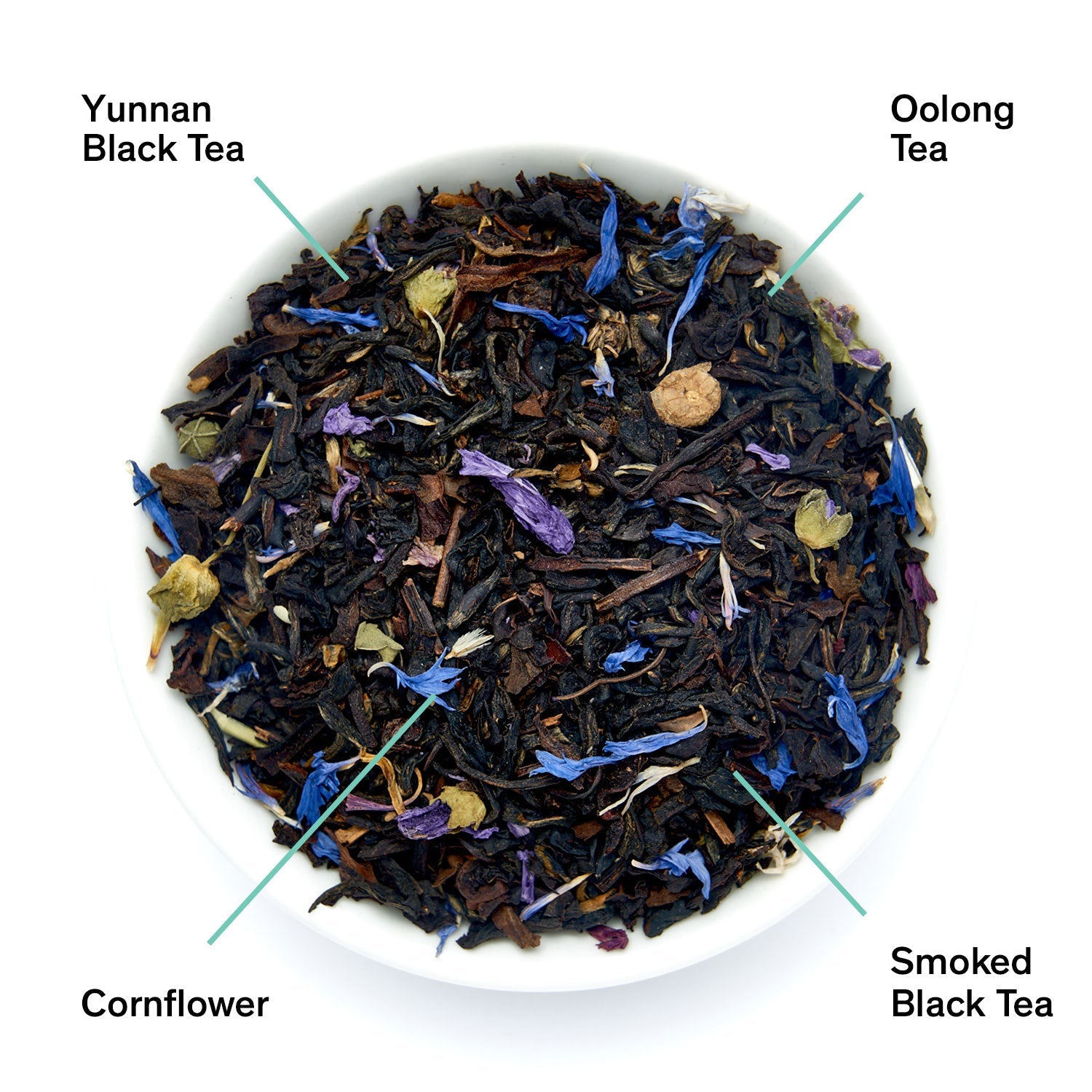 August Black Metallic - Violet Elderberry Black Tea (15 Tea Bags)