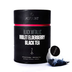August Black Metallic - Violet Elderberry Black Tea (15 Tea Bags)