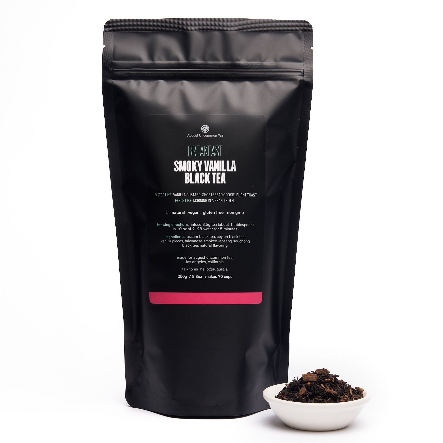 August Breakfast - Smoky Vanilla Black Tea