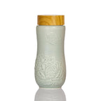 Acera Golden Age Peony Ceramic Tea Tumbler