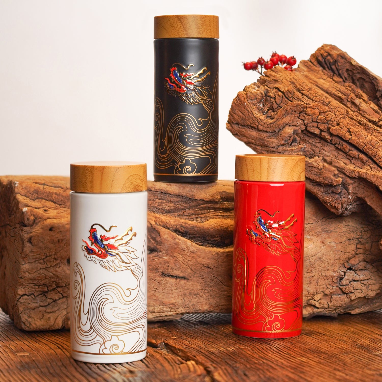 Acera Vibrant Dragoncloud Ceramic Tumbler