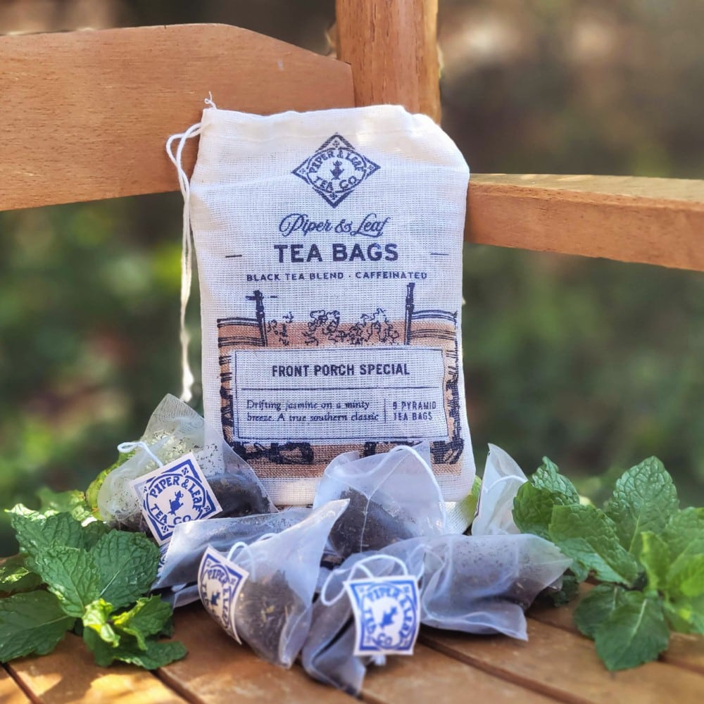 Piper and Leaf Front Porch Special 9ct Tea Bags in Muslin