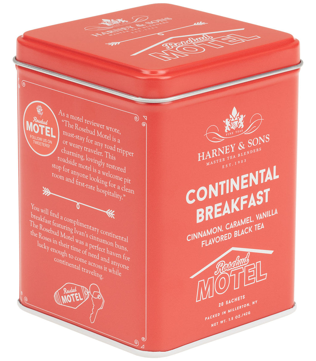 Harney & Sons Continental Breakfast, Tin of 20 Sachets