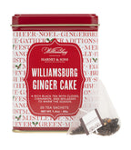 Harney & Sons Williamsburg Ginger Cake, Tin of 20 Sachets