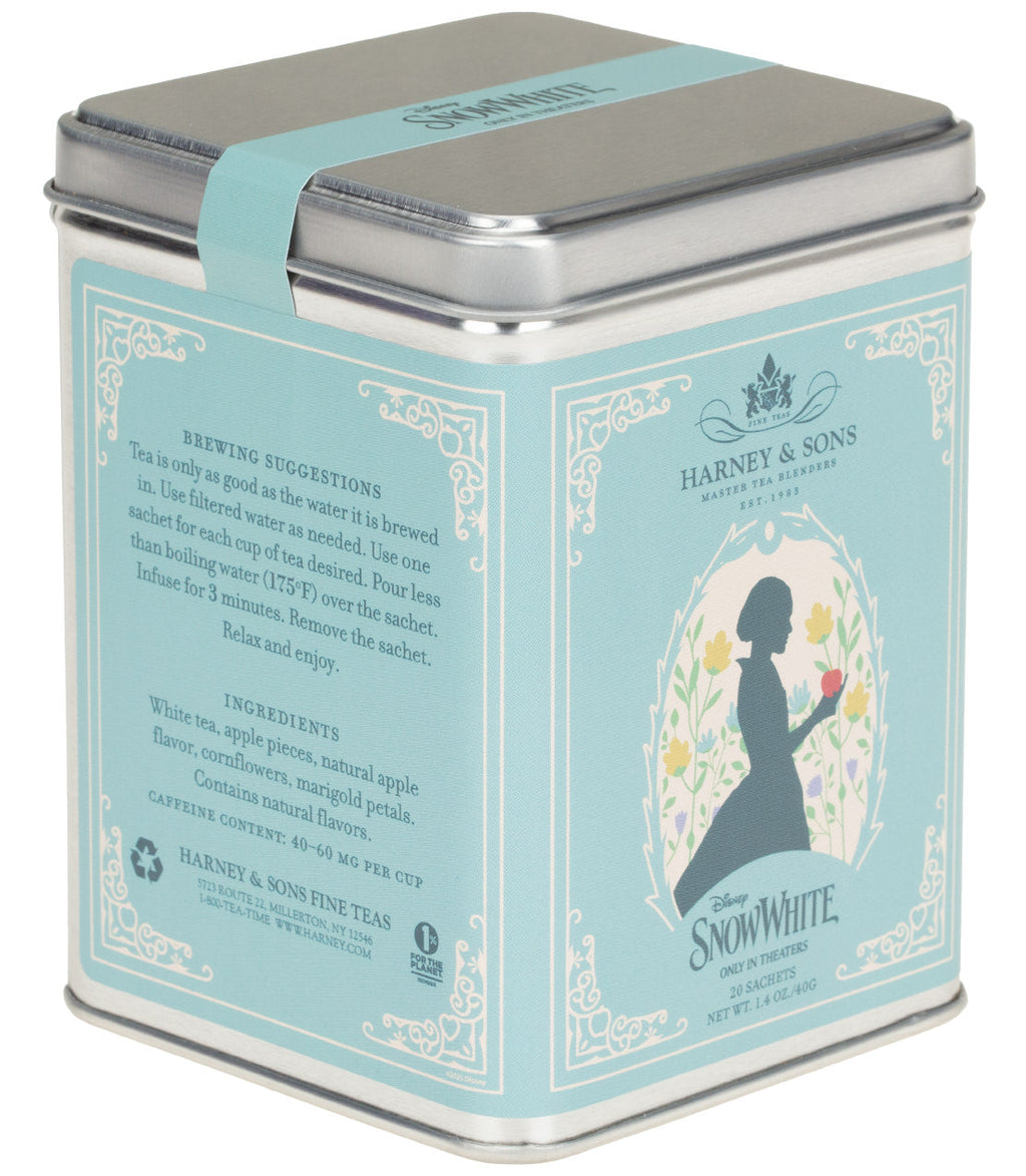 Harney & Sons Snow White, Tin of 20 Sachets