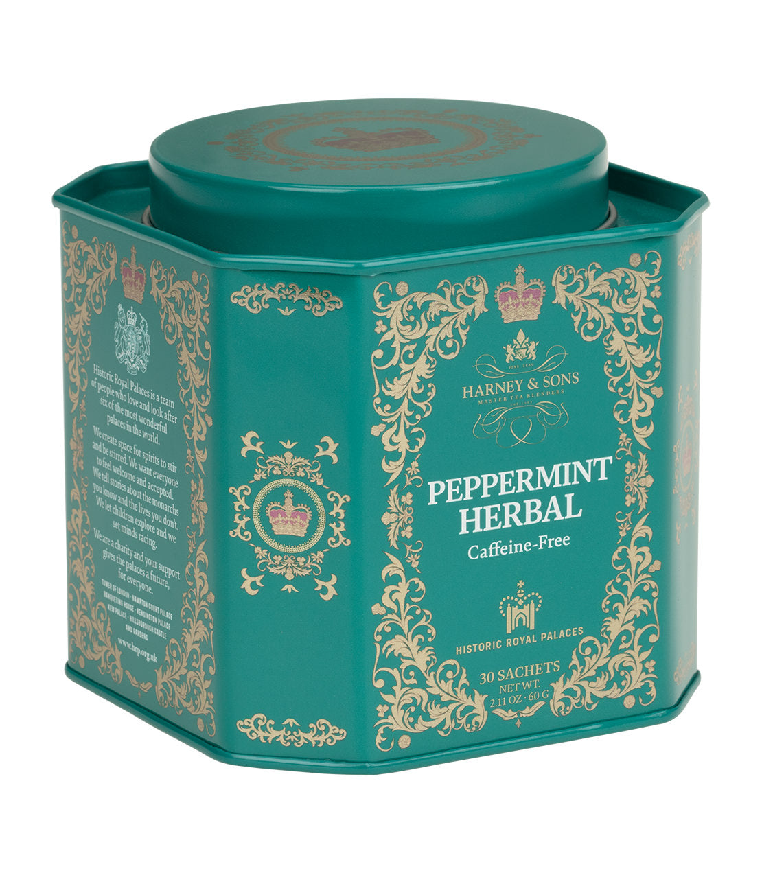 Harney & Sons Peppermint Herbal, HRP Tin of 30 Sachets