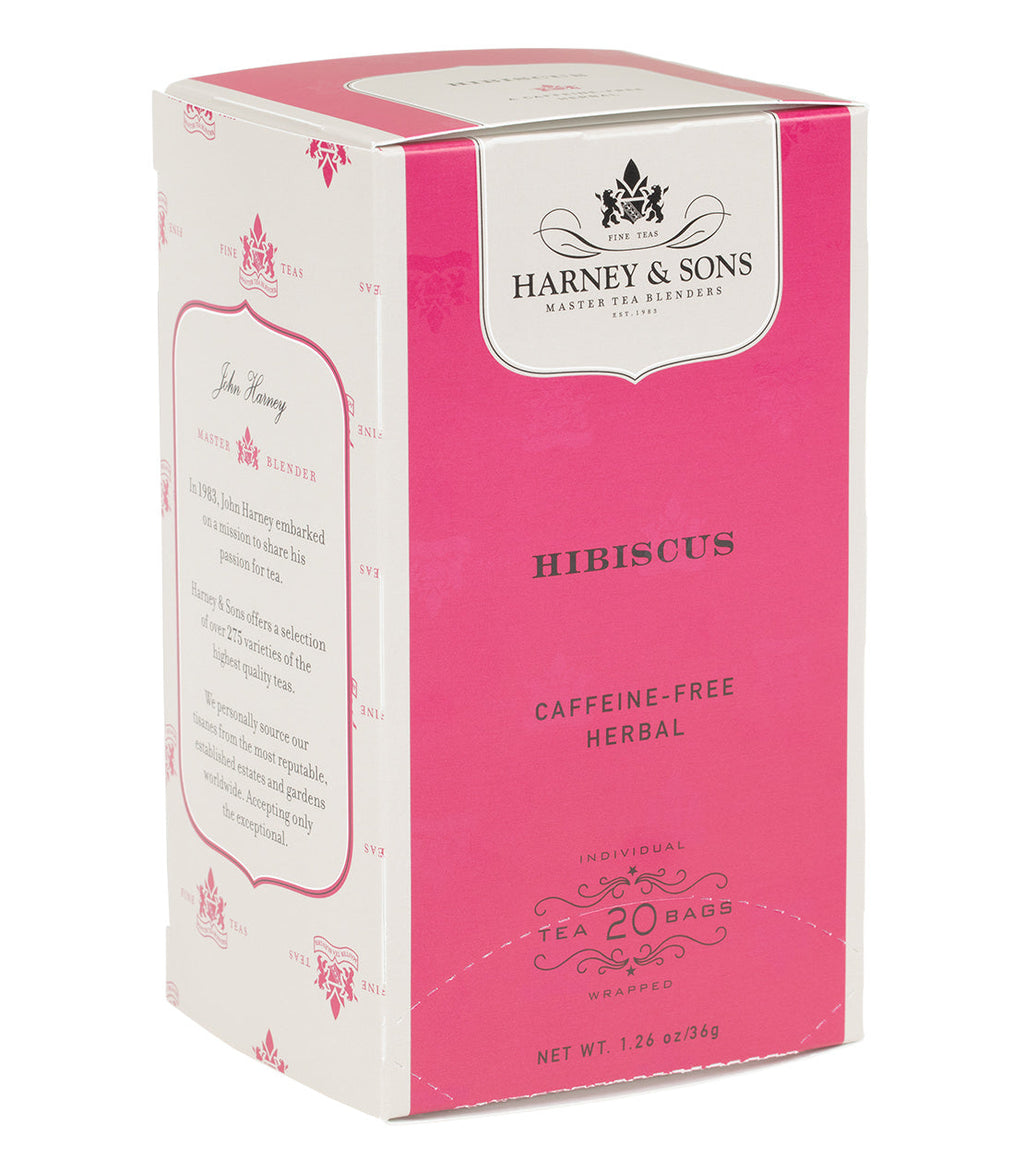 Harney & Sons Hibiscus, Box of 20 Premium Teabags