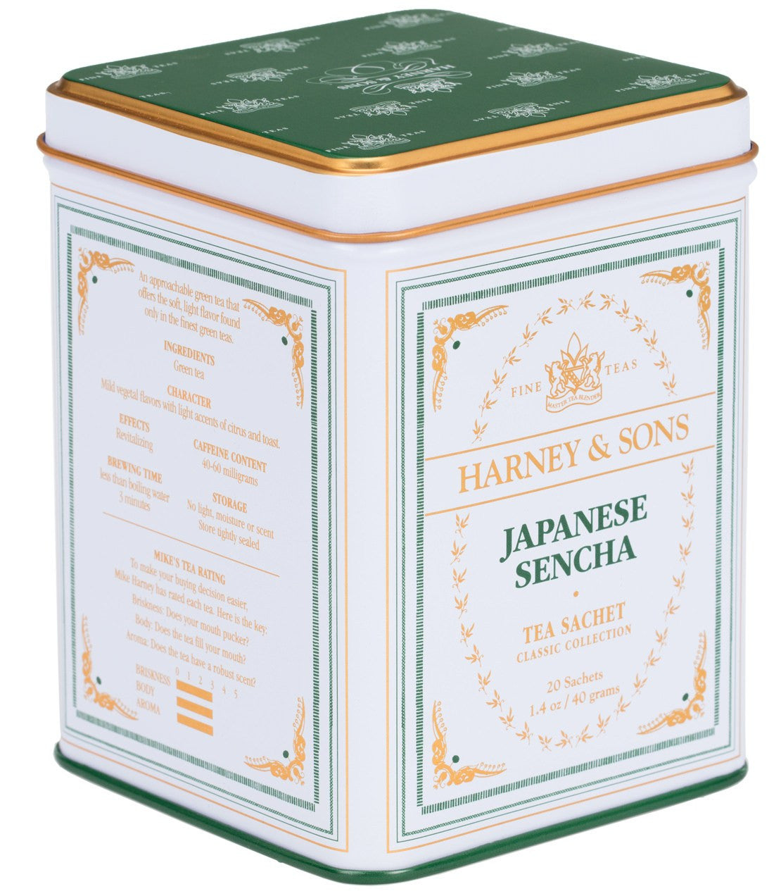 Harney & Sons Japanese Sencha, Classic Tin of 20 Sachets