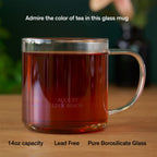 August Glass Mug - Clear Elegance