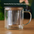 August Glass Mug - Clear Elegance