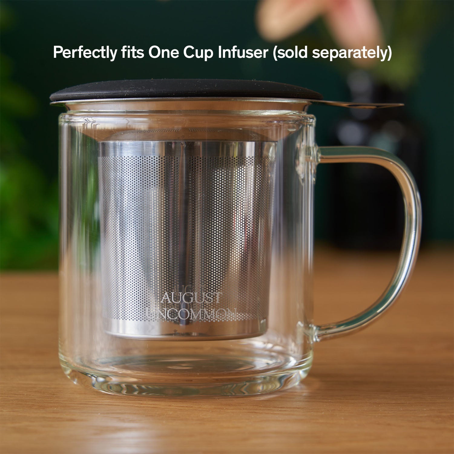 August Glass Mug - Clear Elegance
