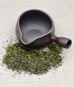 Inoue Tea Muji Samashi Banko-yaki Black Yuzamashi - Japanese Water Cooler