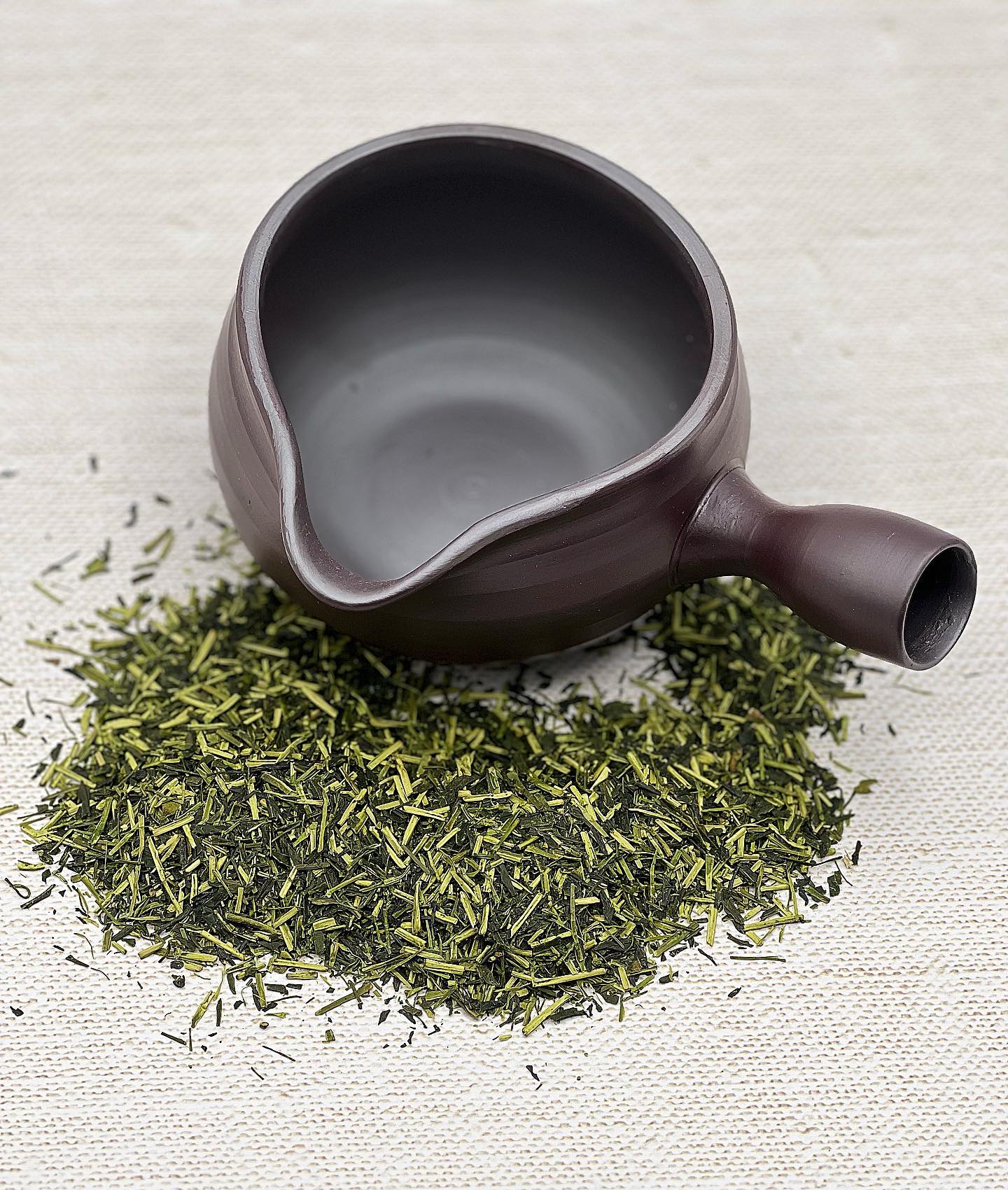 Inoue Tea Muji Samashi Banko-yaki Black Yuzamashi - Japanese Water Cooler