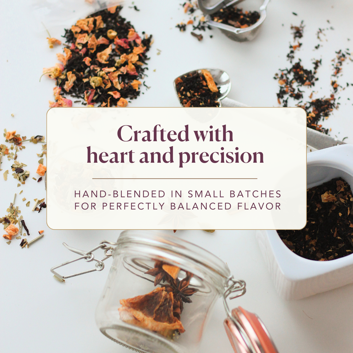 Plum Deluxe Kitchen Table Blend Black-Green Tea (with Secret Citrus Mix)