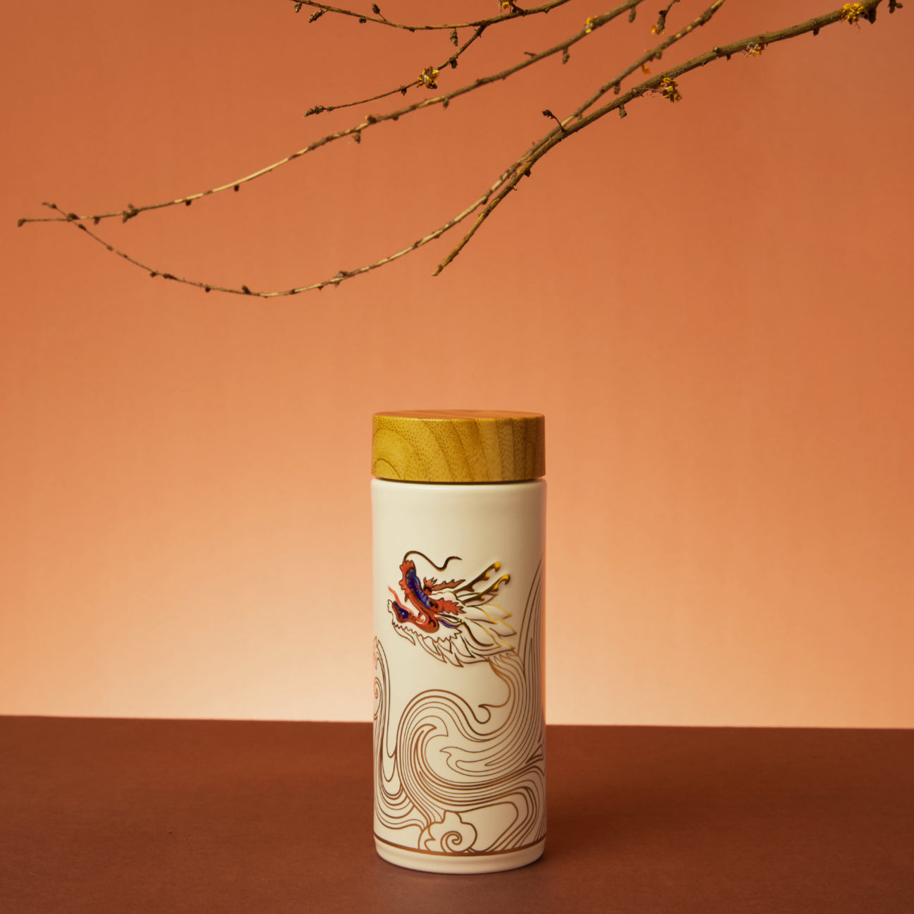Acera Vibrant Dragoncloud Ceramic Tumbler