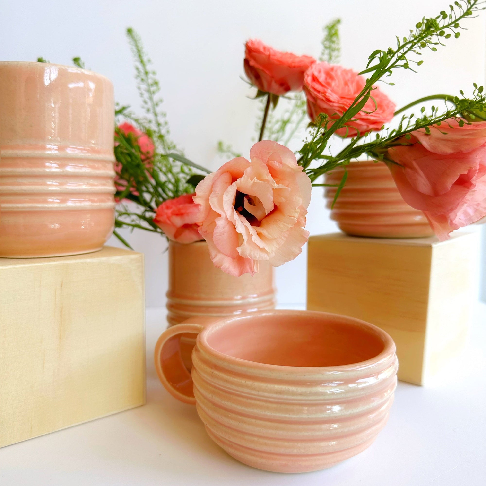 HUNNY CUP PEACH (set of two)