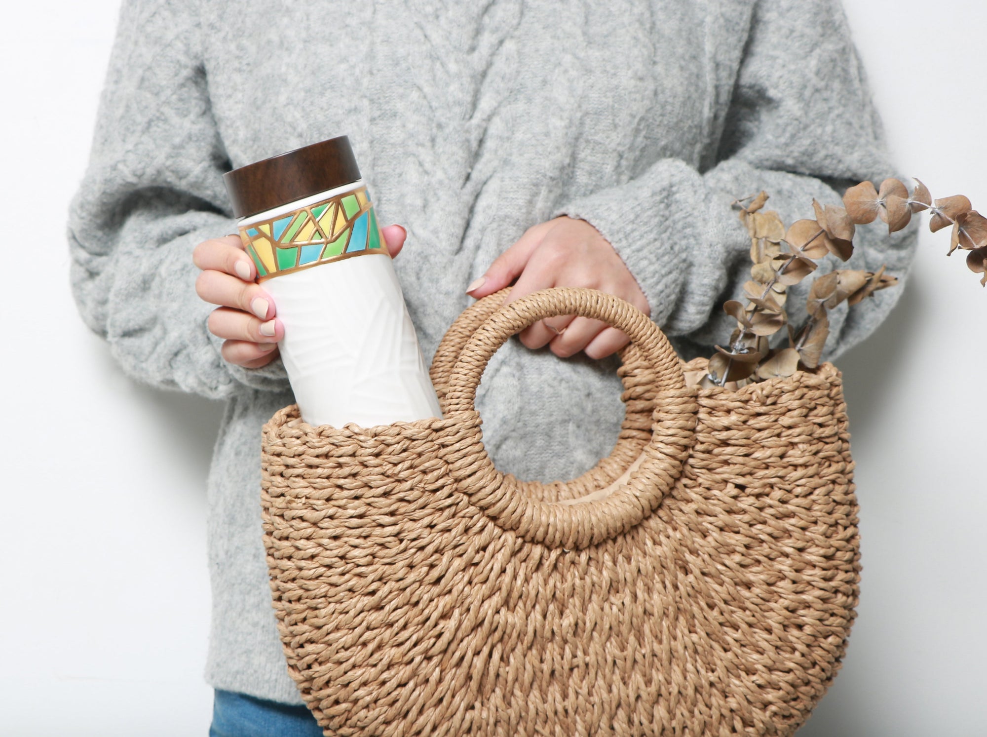 Acera Golden Boughs Tea Tumbler