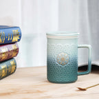 Acera Flower of Life 3-in-1 Tea Mug with Infuser