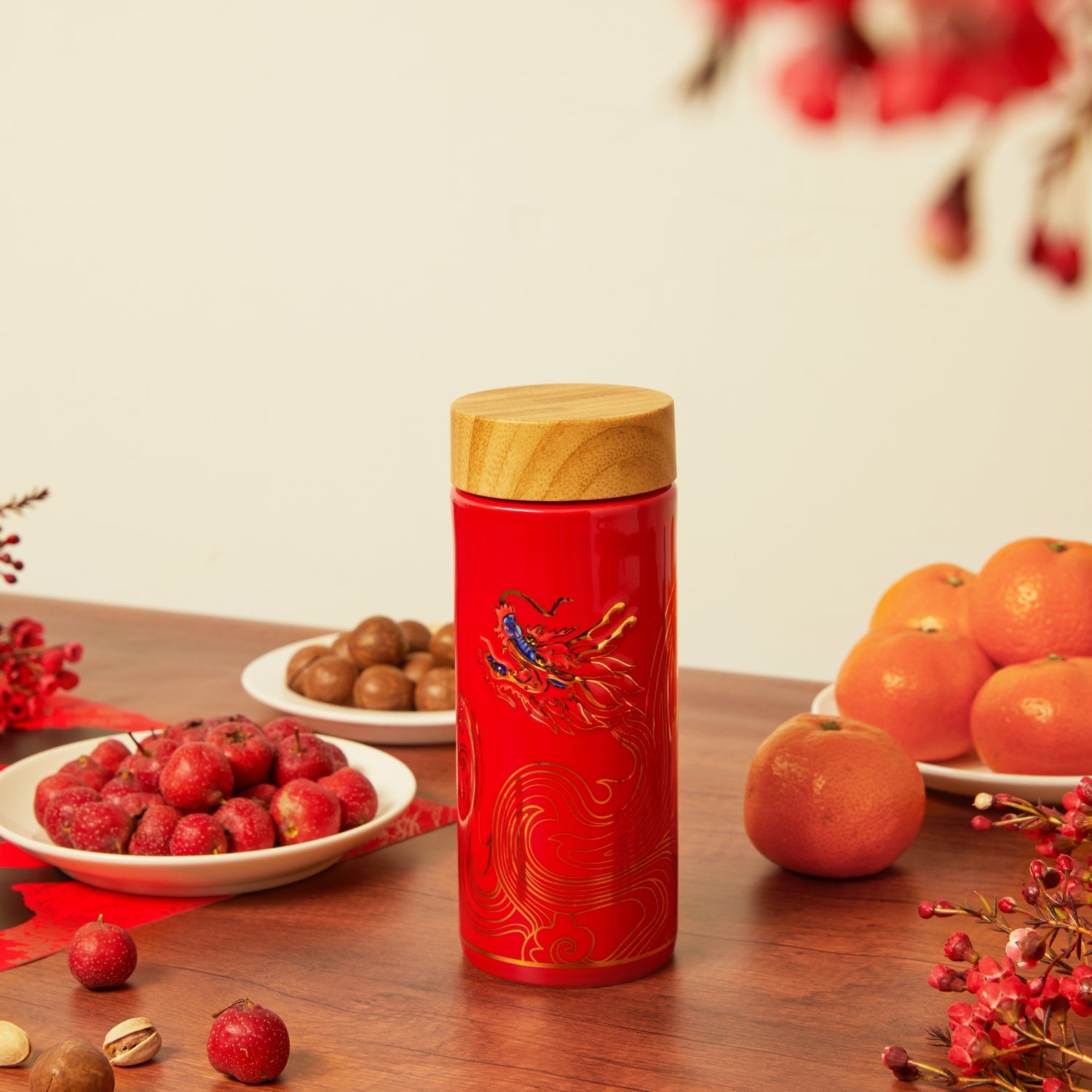 Acera Vibrant Dragoncloud Ceramic Tumbler