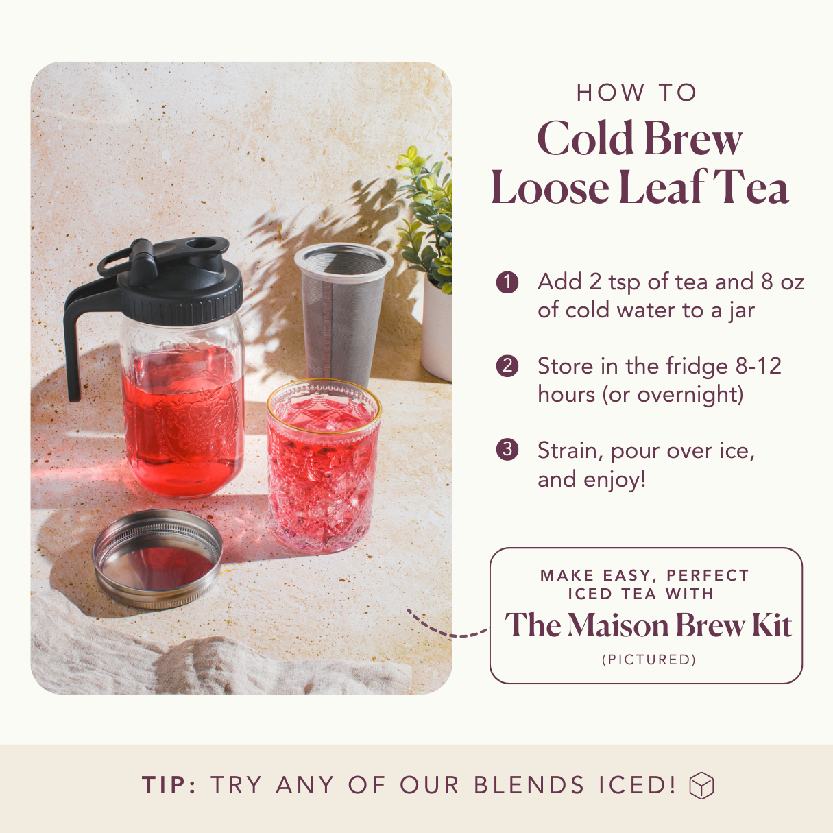 Plum Deluxe House Blend Black Tea (Creamy Vanilla English Breakfast)