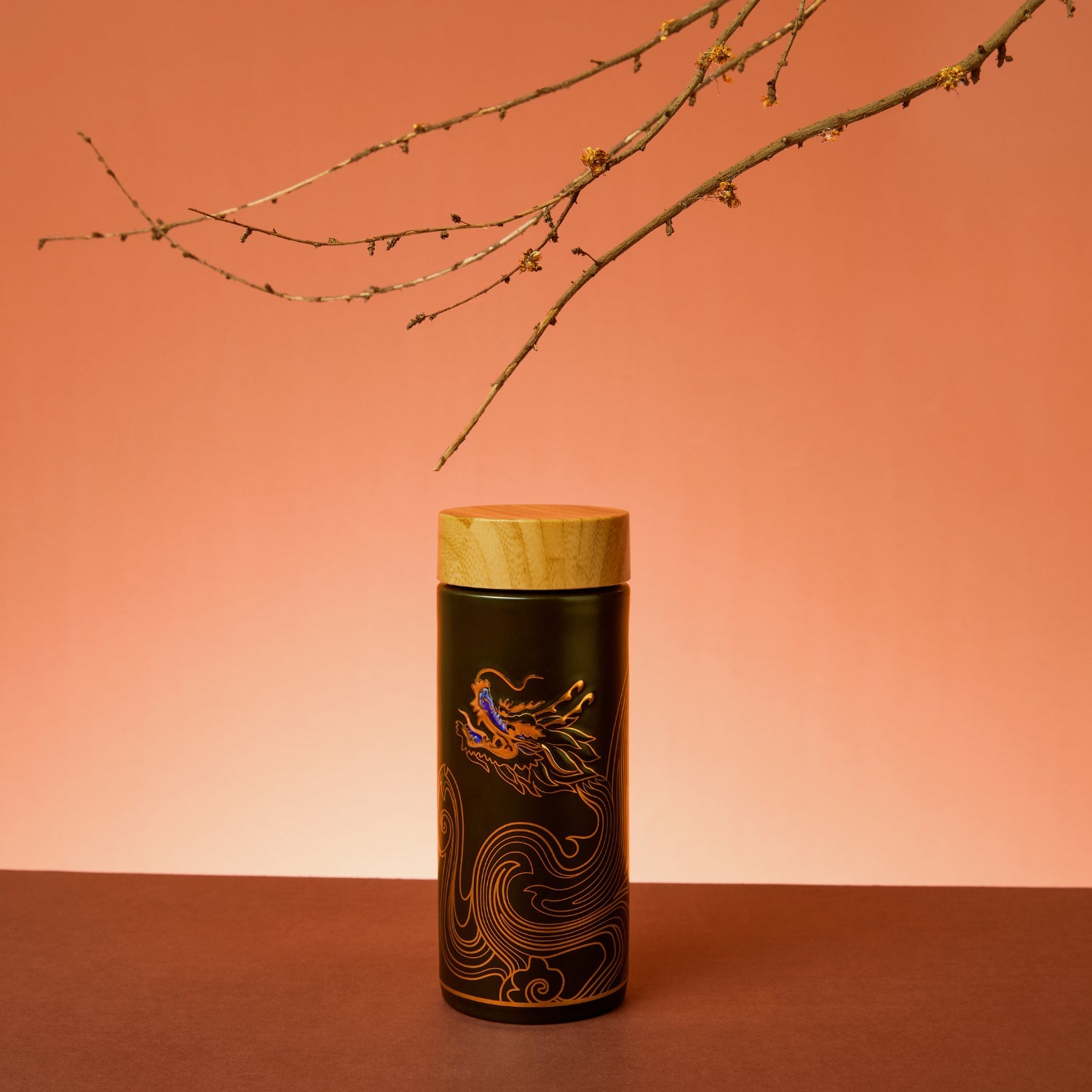Acera Vibrant Dragoncloud Ceramic Tumbler